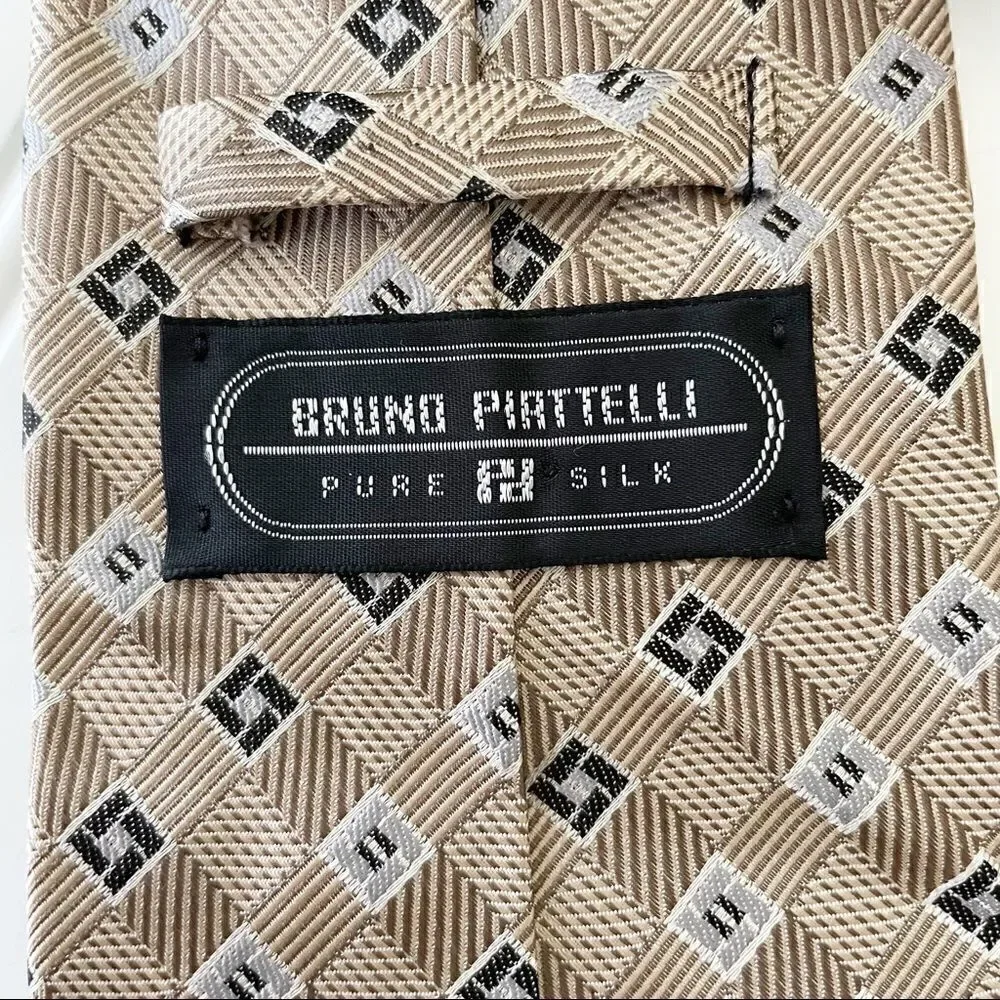 Bruno Piattelli Textured Silk Tie